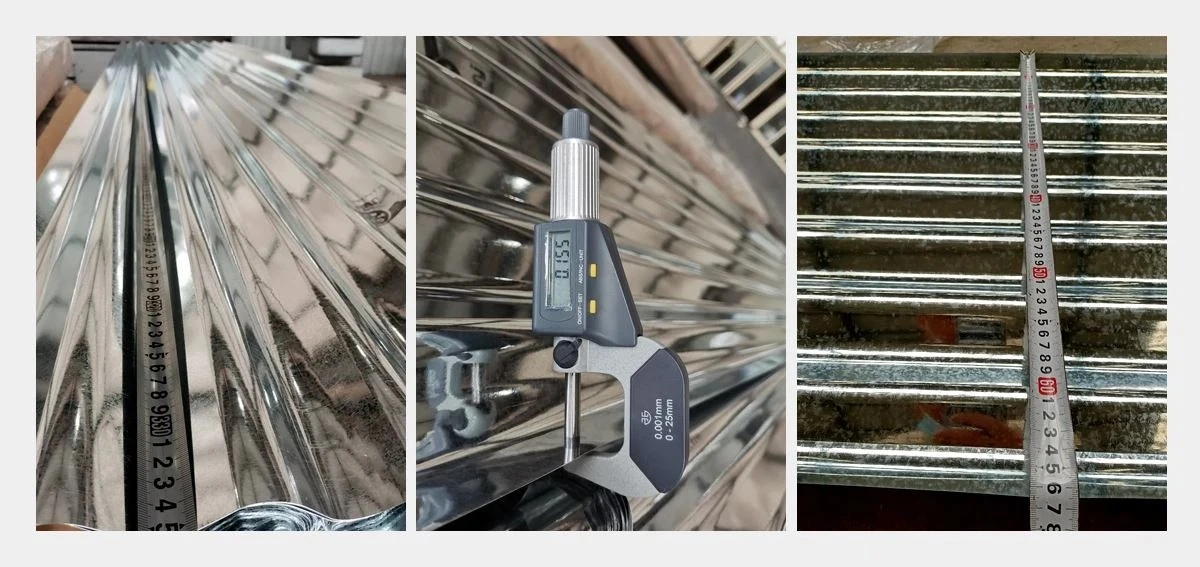 Galvanized Corrugated Sheet Metal 4x8 quality inspection Galvanized Corrugated Sheet Metal 4x8 quality inspection