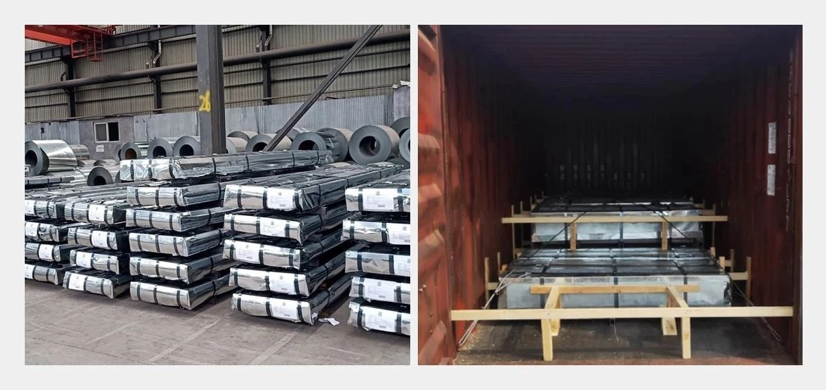 Galvanized Corrugated Sheet Metal 4x8 packaging Galvanized Corrugated Sheet Metal 4x8 packaging